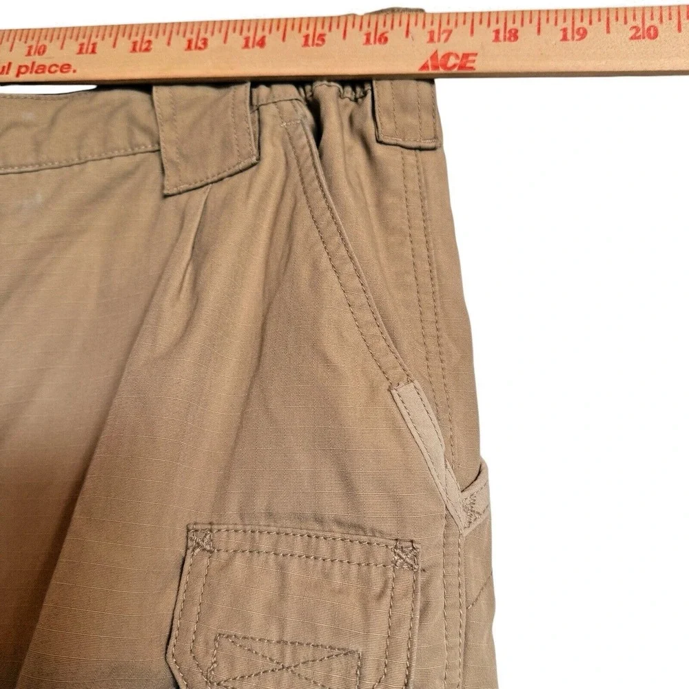5.11 Tactical‎ Mens Khaki Tan Ripstop Cargo Pants Multi-Pocket Workwear 34x32